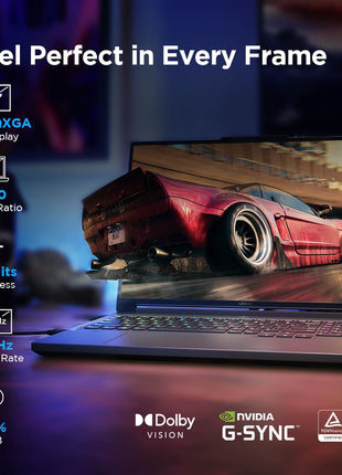 Lenovo Legion 5 Intel Core i7-14650HX 16" (40.64cm) WQXGA IPS 350Nits 165Hz Gaming Laptop (16GB/1TB SSD/Win 11/Office 2021/NVIDIA RTX 4050 6GB/100%sRGB/Alexa/3 Month Game Pass/Grey/2.3Kg), 83DG004RIN 