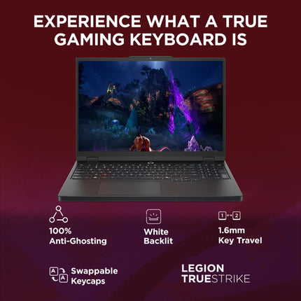 Lenovo Legion 5 2025 AMD Ryzen 7 260 | NVIDIA RTX 5050 8GB (16GB RAM/1TB SSD/WUXGA IPS/165Hz/15(39.6cm)/Windows 11/Office 2024+AI Now/Black/2.5Kg), 83M00073IN AI Powered Gaming Laptop 