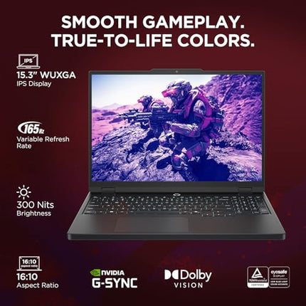 Lenovo Legion 5 2025 AMD Ryzen 7 260 | NVIDIA RTX 5060 8GB (16GB RAM/1TB SSD/WUXGA IPS/165Hz/15(39.6cm)/Windows 11/Office 2024+AI Now/Black/2.5Kg), 83M00074IN AI Powered Gaming Laptop 