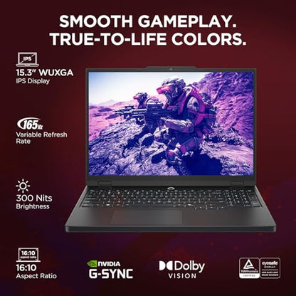 Lenovo Legion 5 2025 AMD Ryzen 7 260 | NVIDIA RTX 5050 8GB (16GB RAM/1TB SSD/WUXGA IPS/165Hz/15(39.6cm)/Windows 11/Office 2024+AI Now/Black/2.5Kg), 83M00073IN AI Powered Gaming Laptop 