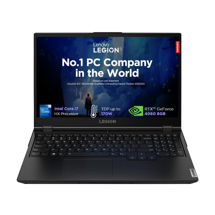 Lenovo Legion 5, Intel Core i7 13th Gen 13650HX, NVIDIA RTX 4060 8GB, 24GB RAM, 512GB SSD, FHD IPS 15.6"(39.6cm), 14Hz, Win11, Office Home'24, Grey, 2.3Kg, 83JJ0010IN, 3 Month Game Pass Gaming Laptop 