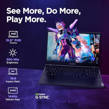 Lenovo Legion 5, Intel Core i7 13th Gen 13650HX, NVIDIA RTX 4060 8GB, 24GB RAM, 512GB SSD, FHD IPS 15.6"(39.6cm), 14Hz, Win11, Office Home'24, Grey, 2.3Kg, 83JJ0010IN, 3 Month Game Pass Gaming Laptop 