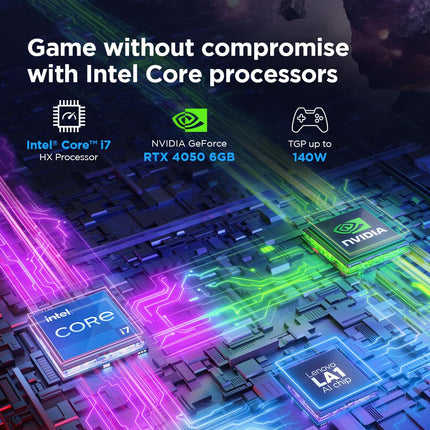 Lenovo Legion 5 Intel Core i7-14650HX 16" (40.64cm) WQXGA IPS 350Nits 165Hz Gaming Laptop (16GB/1TB SSD/Win 11/Office 2021/NVIDIA RTX 4050 6GB/100%sRGB/Alexa/3 Month Game Pass/Grey/2.3Kg), 83DG004RIN 