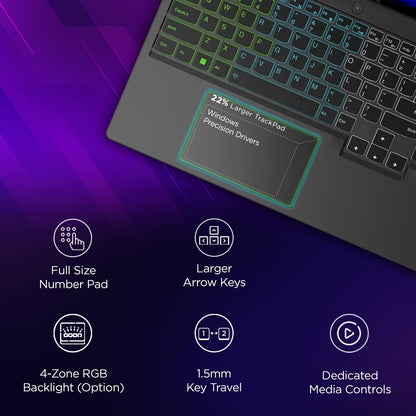Lenovo Legion 5 AMD Ryzen 7 5800H 15.6" (39.62cm) FHD IPS Gaming Laptop (16GB/512GB SSD/4GB NVIDIA RTX 3050/165Hz/Windows 11/Office 2021/RGB Backlit/3months Game Pass/Phantom Blue/2.4Kg), 82JW00E2IN 