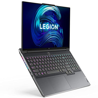 Lenovo Legion 7 Intel Core i9-12900HX 16" (40.64cm) QHD IPS 165Hz 500Nits Gaming Laptop (32GB/1TB SSD/Win 11/Office 2021/NVIDIA RTX 3080Ti 16GB/Alexa/3 Month Game Pass/Storm Grey/2.53Kg), 82TD009KIN 