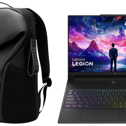 Lenovo Legion 9 Intel Core i9-13980HX 16" (40.64cm) 3.2K Mini LED 1200Nits 165Hz Gaming Laptop (32GB/2TB SSD/NVIDIA RTX 4090 16GB/Black/2.5Kg), 83AG0044IN +GB700 Backpack 
