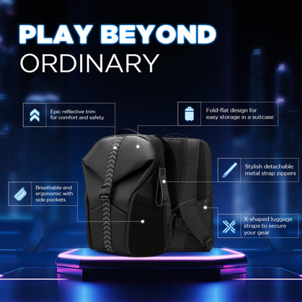 Lenovo Legion 9 Intel Core i9-13980HX 16" (40.64cm) 3.2K Mini LED 1200Nits 165Hz Gaming Laptop (32GB/2TB SSD/NVIDIA RTX 4090 16GB/Black/2.5Kg), 83AG0044IN +GB700 Backpack 