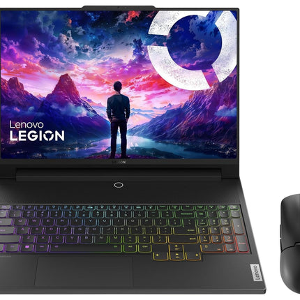Lenovo Legion 9 Intel Core i9-13980HX 16" (40.64cm) 3.2K Mini LED 1200Nits 165Hz Gaming Laptop (32GB/2TB SSD/NVIDIA RTX 4090 16GB/Black/2.5Kg), 83AG0044IN +M300s Mouse 