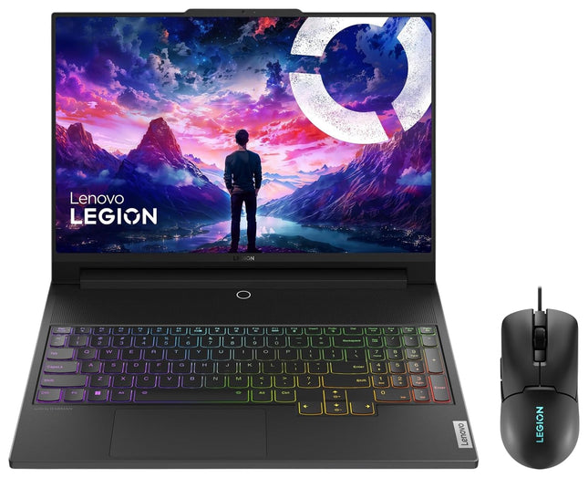 Lenovo Legion 9 Intel Core i9-13980HX 16" (40.64cm) 3.2K Mini LED 1200Nits 165Hz Gaming Laptop (32GB/2TB SSD/NVIDIA RTX 4090 16GB/Black/2.5Kg), 83AG0044IN +M300s Mouse 
