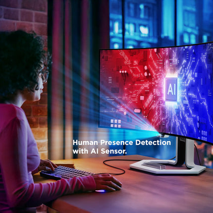 Lenovo Legion Pro 34WD-10| 34" 240Hz WQHD OLED Curved Gaming Monitor|0.03ms, USB-C Docking 140W PD,2xHDMI+DP, RJ45|Tilt,Swivel,Height Stand|AI Smart Sensors|2x5W Speakers|KVM Switch| 67C9UAC1IN 