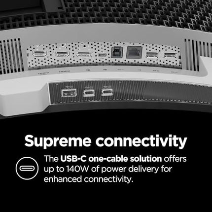 Lenovo Legion Pro 34WD-10| 34" 240Hz WQHD OLED Curved Gaming Monitor|0.03ms, USB-C Docking 140W PD,2xHDMI+DP, RJ45|Tilt,Swivel,Height Stand|AI Smart Sensors|2x5W Speakers|KVM Switch| 67C9UAC1IN 