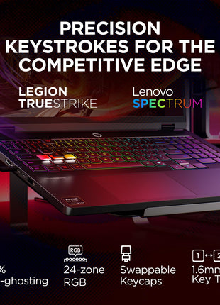 Lenovo Legion Pro 5 2025 AMD Ryzen 9 9955HX | NVIDIA RTX 5060 8GB (32GB RAM/1TB SSD/WQXGA OLED/165Hz/16 (40.6cm)/Windows 11/Office 2024+AI Now/Black/2.3Kg), 83F20037IN AI Powered Gaming Laptop 
