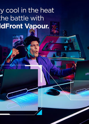 Lenovo Legion Pro 5 2025 Intel Core Ultra 7 255HX | NVIDIA RTX 5060 8GB (32GB RAM/1TB SSD/WQXGA OLED/165Hz/16 (40.6cm)/Windows 11/Office 2024+AI Now/Black/2.4Kg), 83F3007CIN AI Powered Gaming Laptop 