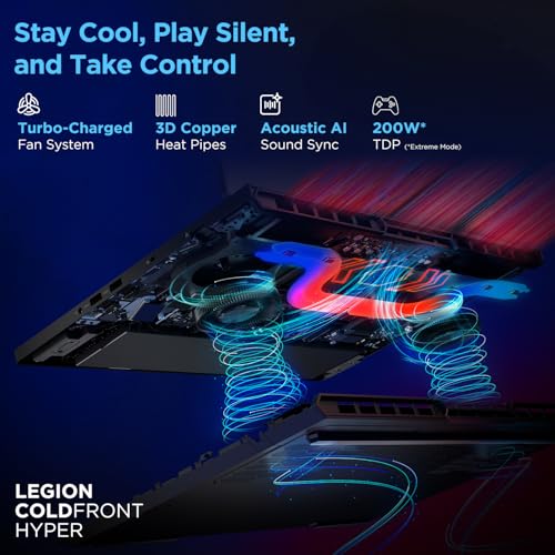 Lenovo Legion Pro 5 2025 Intel Core Ultra 7 255HX | NVIDIA RTX 5060 8GB (32GB RAM/1TB SSD/WQXGA OLED/165Hz/16 (40.6cm)/Windows 11/Office 2024+AI Now/Black/2.4Kg), 83F3007CIN AI Powered Gaming Laptop 