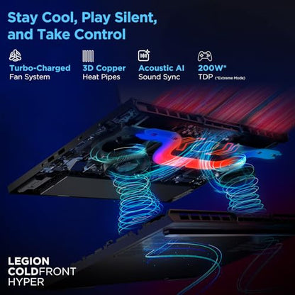 Lenovo Legion Pro 5 2025 Intel Core Ultra 7 255HX | NVIDIA RTX 5060 8GB (32GB RAM/1TB SSD/WQXGA OLED/165Hz/16 (40.6cm)/Windows 11/Office 2024+AI Now/Black/2.4Kg), 83F3007CIN AI Powered Gaming Laptop 