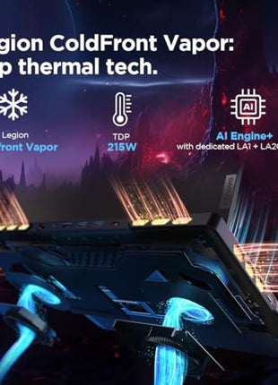 Lenovo Legion Pro 7 Intel Core i9-14900HX 16" (40.6cm) WQXGA IPS 500Nits 240Hz Gaming Laptop (32GB/1TB SSD/Win 11/Office 21/NVIDIA RTX 4080 12GB/100% DCI-P3/3mon Xbox Game Pass/Black/2.6Kg),83DE001HIN 