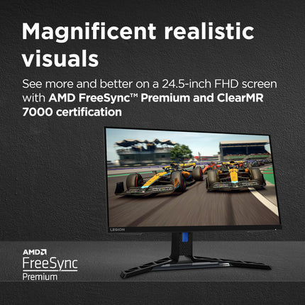 Lenovo Legion R25f-30 24 inch Gaming Monitor | FHD, 1080p, 240Hz, VA, 0.5ms, HDMI, DP | AMD Freesync Premium | PS5, Xbox, PC screen 