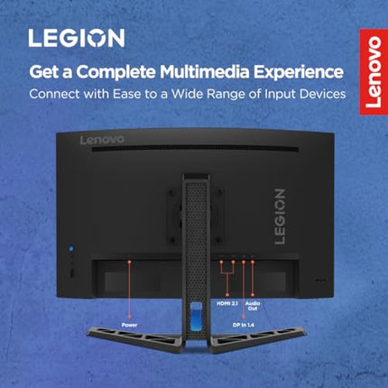 Lenovo Legion R27fc-30, 27 Inch (68.58cm), FHD 1920x1080, 240Hz, Black, 0.5ms, AMD FreeSync, NVIDIA G-Sync, 99% sRGB, Speaker, 2xHDMI, 1xDP, Tilt, Swivel, Pivot, Height Adjust Stand Gaming Monitor 