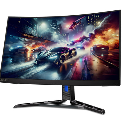Lenovo Legion-R27qc-30 | 27" (68.5cm) QHD 180Hz Curved Gaming Monitor | 0.5ms, AMD FreeSync, 99%sRGB, 3Wx2Speaker, 2xHDMI 2.1 TMDS, 1xDP 1.4 (HBR3)|Tilt, Swivel, Pivot, Height Adjust|Black| 67C6GAC2IN 