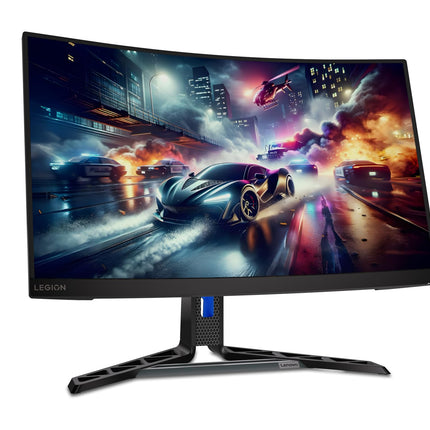 Lenovo Legion-R27qc-30 | 27" (68.5cm) QHD 180Hz Curved Gaming Monitor | 0.5ms, AMD FreeSync, 99%sRGB, 3Wx2Speaker, 2xHDMI 2.1 TMDS, 1xDP 1.4 (HBR3)|Tilt, Swivel, Pivot, Height Adjust|Black| 67C6GAC2IN 