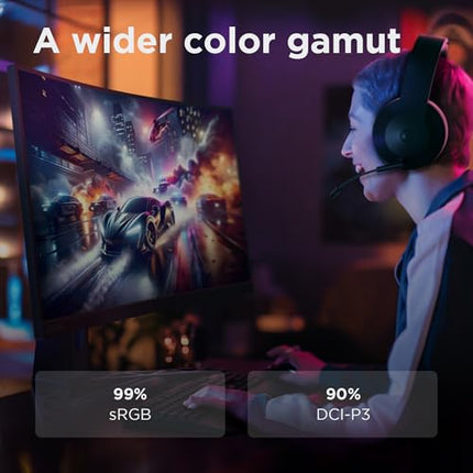 Lenovo Legion-R27qc-30 | 27" (68.5cm) QHD 180Hz Curved Gaming Monitor | 0.5ms, AMD FreeSync, 99%sRGB, 3Wx2Speaker, 2xHDMI 2.1 TMDS, 1xDP 1.4 (HBR3)|Tilt, Swivel, Pivot, Height Adjust|Black| 67C6GAC2IN 