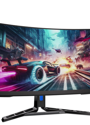 Lenovo Legion-R32qc-30 | 32" (81.2cm) QHD 180Hz Curved Gaming Monitor | 0.5ms, AMD FreeSync, 99% sRGB, 3Wx2Speaker, 2xHDMI 2.1 TMDS, 1xDP 1.4| Tilt, Swivel, Pivot, Height Adjust | Black | 67C8GAC1IN 