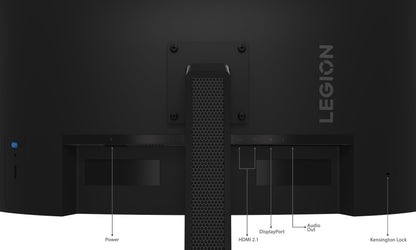 Lenovo Legion-R32qc-30 | 32" (81.2cm) QHD 180Hz Curved Gaming Monitor | 0.5ms, AMD FreeSync, 99% sRGB, 3Wx2Speaker, 2xHDMI 2.1 TMDS, 1xDP 1.4| Tilt, Swivel, Pivot, Height Adjust | Black | 67C8GAC1IN 
