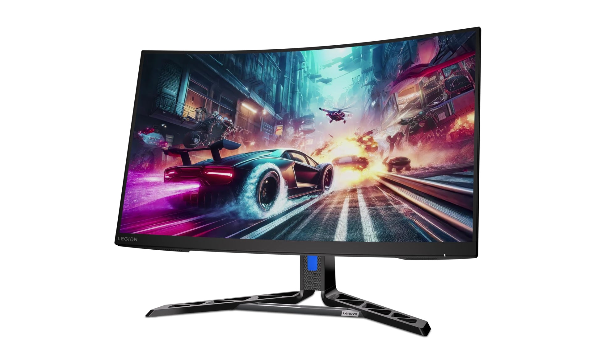 Lenovo Legion-R32qc-30 | 32" (81.2cm) QHD 180Hz Curved Gaming Monitor | 0.5ms, AMD FreeSync, 99% sRGB, 3Wx2Speaker, 2xHDMI 2.1 TMDS, 1xDP 1.4| Tilt, Swivel, Pivot, Height Adjust | Black | 67C8GAC1IN 