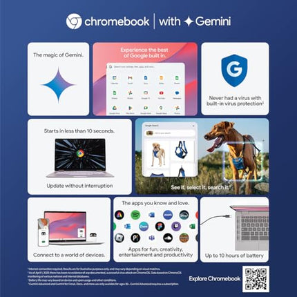 Lenovo {SmartChoice)Chromebook Intel Celeron N4500 (4GB RAM/64GB eMMC 5.1/11.6 Inch (29.46cm)/HD Display/2Wx2 Stereo Speakers/HD Camera/Chrome OS/Blue/1.21Kg), 82UY0014HA 