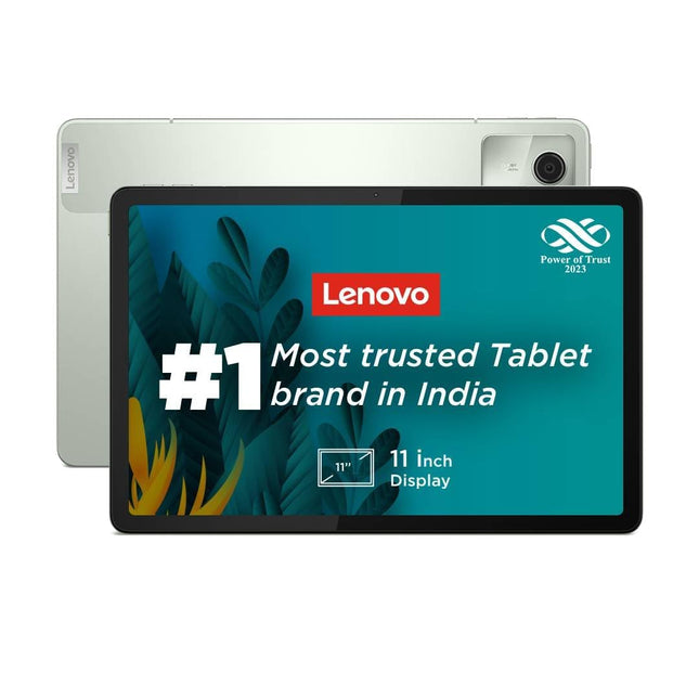 Lenovo {Smartchoice Tab M11 |Wi-Fi | 4 GB RAM, 64 GB ROM|11 Inch Screen| 90 Hz, 72% NTSC, FHD Display| Quad Speakers with Dolby Atmos|Octa-Core Processor |13 MP Rear Camera, Green 