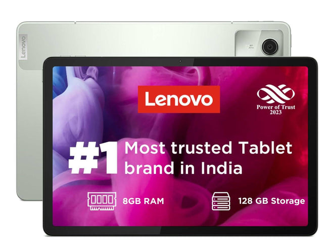 Lenovo Tab M11| 8 GB RAM, 128 GB ROM| 11 Inch, 90 Hz, 72% NTSC, 400 Nits FHD Display| Wi-Fi Only| Micro SD Support Upto 1 TB| Quad Speakers with Dolby Atmos|Octa-Core Processor| 13 MP Rear Camera 