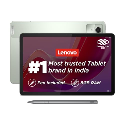 Lenovo Tab M11 with Pen| Wi-Fi Connectivity| 8 GB RAM, 128 GB ROM|11 Inch Screen| 90 Hz, 72% NTSC, FHD Display| Quad Speakers with Dolby Atmos|Octa-Core Processor |13 MP Rear Camera price under 20000