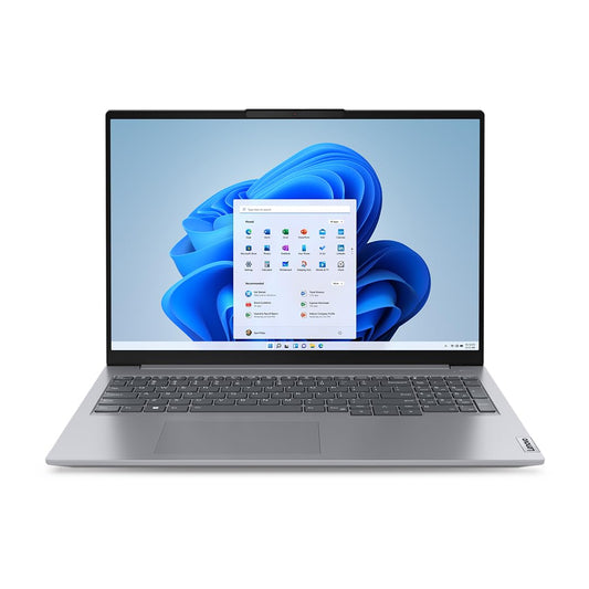 Lenovo Thinkbook 16 G6 AMD Ryzen 5 16" Wuxga IPS Antiglare 300 NITS Thin and Light Laptop (16GB RAM/512GB SSD/Windows 11 Home/Fingerprint/Office 2021/Arctic Grey/1 Year Onsite/1.7 Kg), 21KKA07RIN 