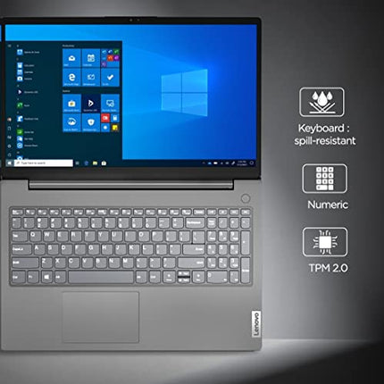 Lenovo V15 Intel Core i7 12th Gen 15.6" (39.62 cm) 16GB RAM/512GB SSD/Windows 11 Home/FHD (1920x1080) Antiglare 250 Nits Thin and Light Laptop/Iron Grey/1Y Onsite Warranty /1.7 kg, 82TTA08AIN 