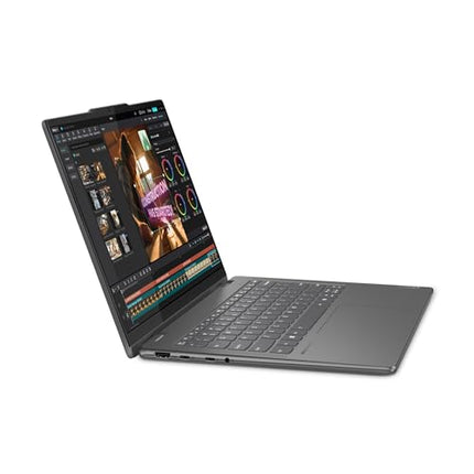 Lenovo Yoga 7 2-in-1 AMD Ryzen 7 8840HS 14"(35.5cm) WUXGA OLED 400Nits Convertible Laptop (16GB/1TB SSD/Windows 11/Office Home 2024/100% DCI-P3/Digital Pen/Grey/1.5Kg), 83DK009LIN 
