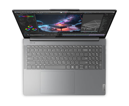 Lenovo Yoga Pro 9 Intel Evo Core Ultra 9 185H Built-in AI 16"(40.6cm) 3.2K IPS 165Hz Touchscreen Laptop (32GB/1TB SSD/NVIDIA RTX 4050 6GB/Win11/MSO 21/5.0MP+IR Cam/3 Mon GamePass/Grey/2Kg), 83DN004VIN 
