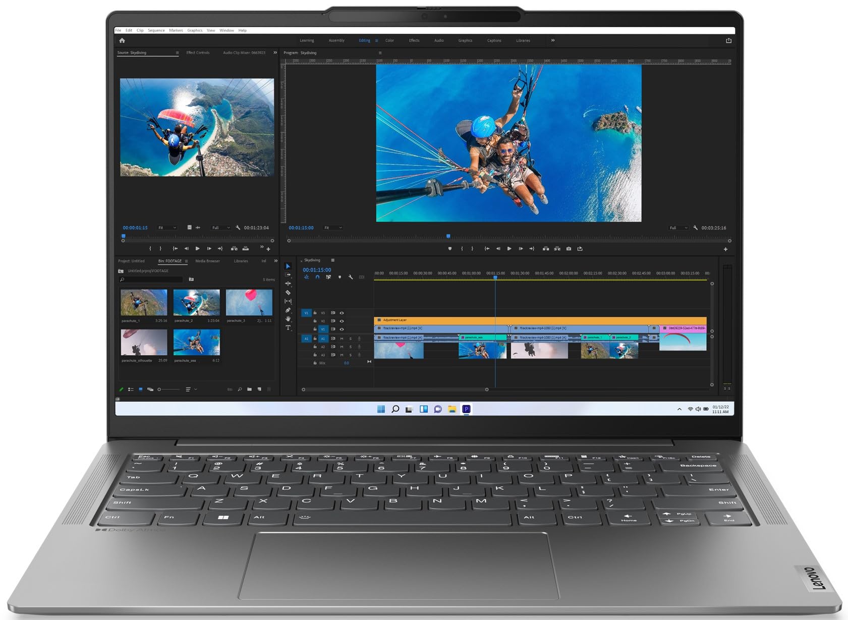 Lenovo Yoga Slim 6 13th Gen Intel Evo Core i5 13500H 14"(35.5cm) WUXGA-OLED 400Nit Laptop (16GB/1TB SSD/60Hz Refresh/Win 11/Office 2021/Backlit KB/Alexa/3 Month Game Pass/Grey/1.3Kg), 83E00012IN 