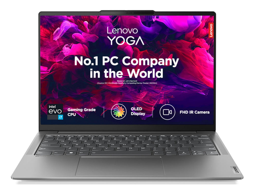 Lenovo Yoga Slim 6 OLED 14in I7 13700H Storm Grey 16GB RAM 512GB SSD Windows 11 Backlit Keyboard Office 2021