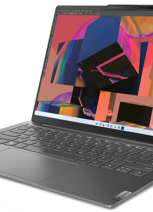Lenovo Yoga Slim 6 Intel Core i7 13700H 14"(35.5cm)WUXGA OLED 400Nit Laptop(16GB/512GB SSD/60Hz Refresh/Win 11/Office 2021/Backlit KB/1Yr Warranty/Alexa/3 month Game Pass/Storm Grey/1.35Kg),83E00007IN 