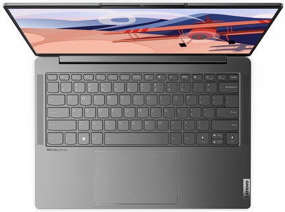 Lenovo Yoga Slim 6 Intel Core i7 13700H 14"(35.5cm)WUXGA OLED 400Nit Laptop(16GB/512GB SSD/60Hz Refresh/Win 11/Office 2021/Backlit KB/1Yr Warranty/Alexa/3 month Game Pass/Storm Grey/1.35Kg),83E00007IN 
