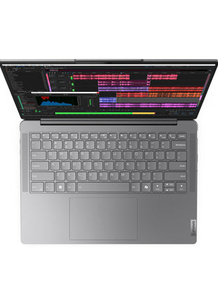 Lenovo Yoga Slim 7 2025 Intel Core Ultra 7 155H 14"(35.5cm) WUXGA-OLED 400Nits Laptop (16GB RAM/512GB SSD/AI PC/2Wx4 Speakers/Windows 11/Office Home 2024/1Yr ADP Free/Grey/1.39Kg), 83CV009XIN 