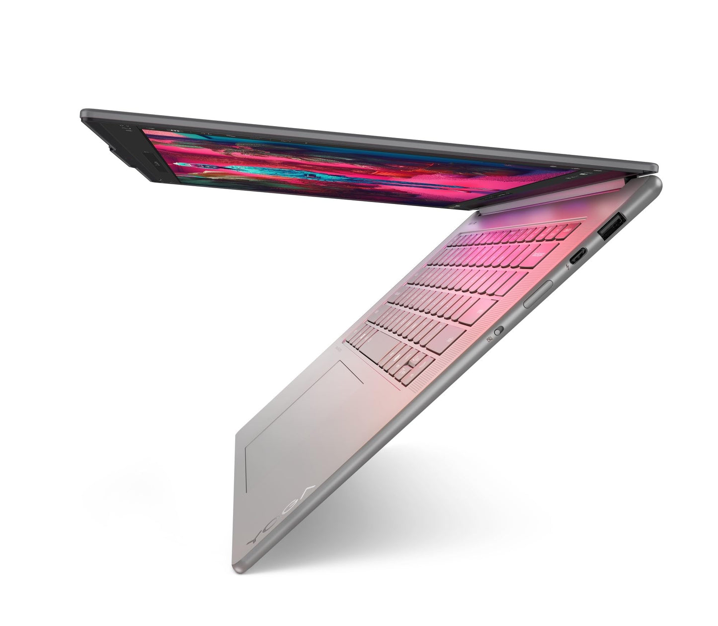 Lenovo Yoga Slim 7 Aura Edition Intel Evo Core Ultra 7 258V (32GB RAM/1TB SSD/15(38.86cm)/Copilot+ PC/Windows 11/Office Home 2024/Grey/1.53Kg), 83HM004NIN AI Laptop 