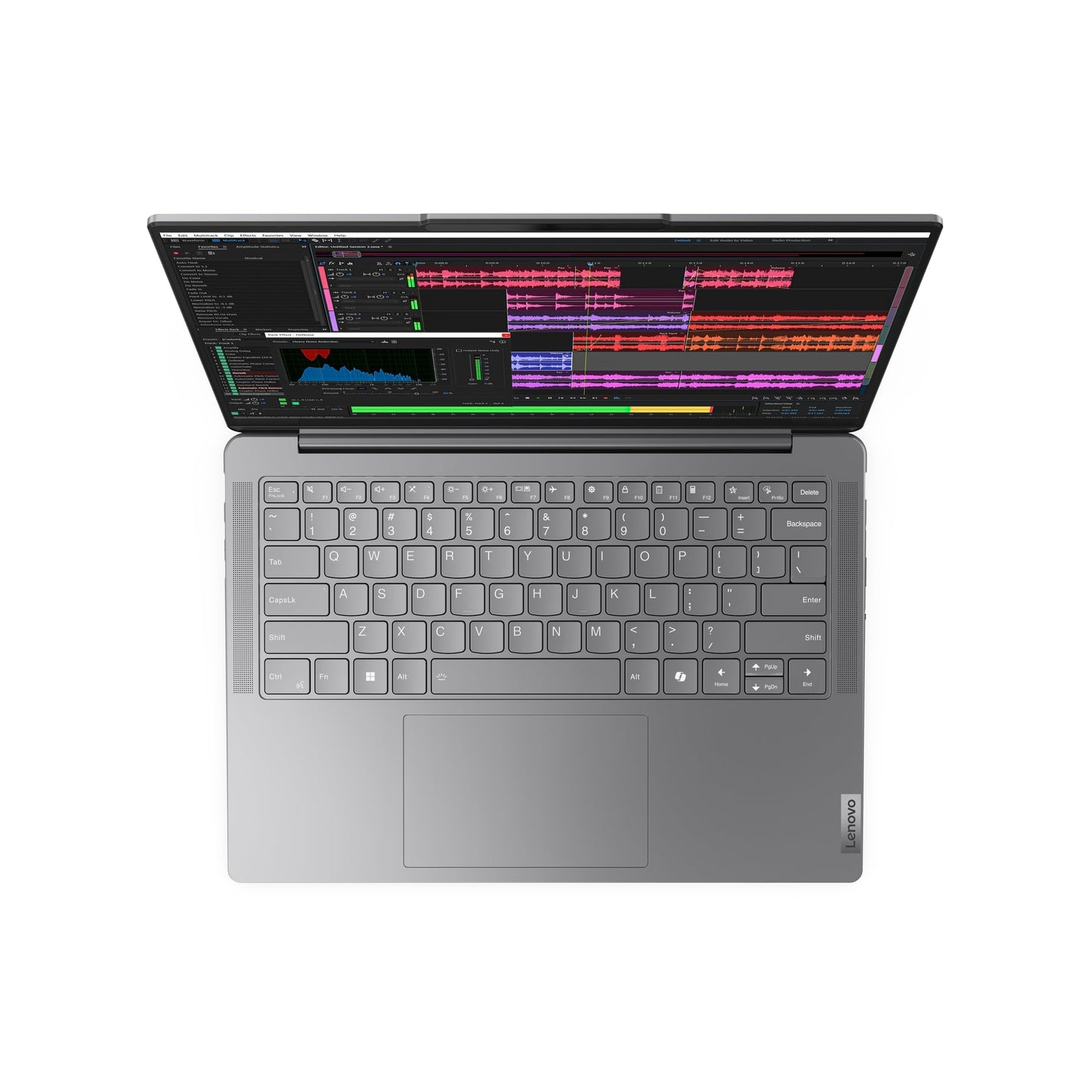 Lenovo Yoga Slim 7, Intel Core Ultra 5 125H, 16GB RAM, 512GB SSD, WUXGA-OLED 14"(35.5cm), Windows 11, Office Home 2024, Grey, 1.39Kg, 83CV0085IN, 400Nits, 2Wx4 Speakers, 1Yr ADP Free, AI PC 