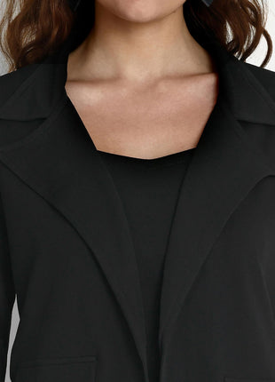 Leriya Fashion 3-Piece Blazer Set for Women (2XL, Black) 