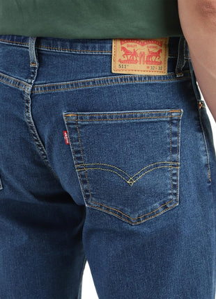 Levi's Men's 511 Slim Fit Mid Rise Stretchable Jeans Blue 