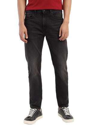 Levi's Men's Mid Rise 512 Slim Tapered Fit Mid-Rise Light Fade Stretchable Jeans Black, 30 