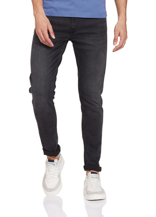 Levi's Men's Mid Rise 512 Slim Tapered Fit Mid-Rise Light Fade Stretchable Jeans Black, 30 