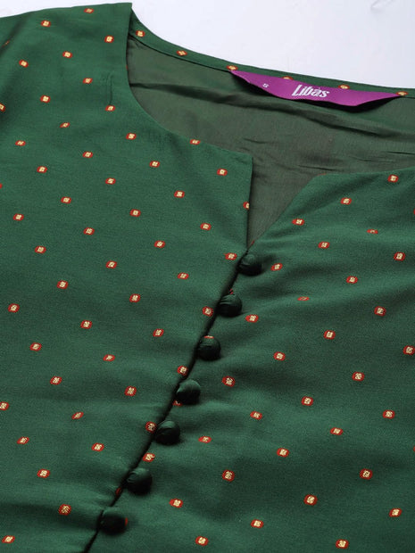 Libas Women's Art Silk Kurta Sets (20200O_Green 