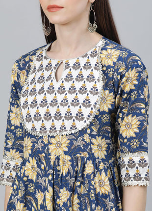 Libas Women's Cotton Kurta Sets (13033O_Multicoloured 