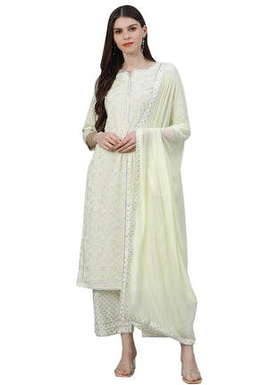 Libas Women's Cotton Kurta Sets (13040O_Yellow 